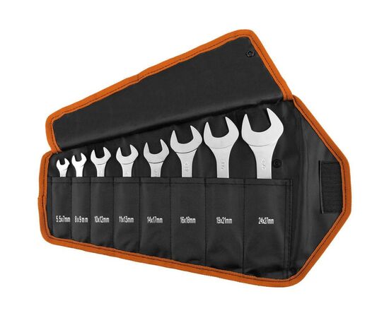 Ключ Neo Tools гаечныхх ключей 8 шт., супертонкие, чехол полиестер (09-860)
