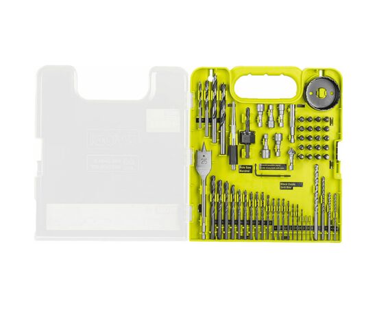 Набор сверл и бит Ryobi RAKDD60, 60 шт (5132004664), изображение 2 Набор сверл и бит Ryobi RAKDD60, 60 шт (5132004664), изображение 2