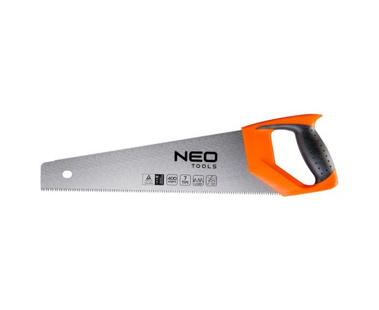 Ножівка Neo Tools по дереву, 400 мм, 7TPI (41-031)