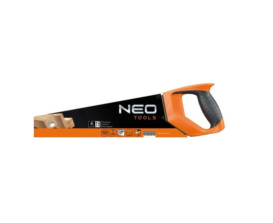 Ножовка Neo Tools по дереву, 400 мм, 7TPI, PTFE (41-011), изображение 2 Ножовка Neo Tools по дереву, 400 мм, 7TPI, PTFE (41-011), изображение 2
