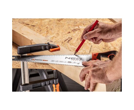 Ножовка Neo Tools по дереву, Extreme, 400 мм, 7TPI (41-131), изображение 6 Ножовка Neo Tools по дереву, Extreme, 400 мм, 7TPI (41-131), изображение 6