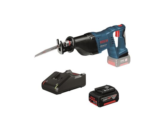Сабельная пила Bosch GKS 18 V-LI + GBA 18 4,0 Ач + GAL 18V-40 (0.615.990.L6H), изображение 8 Сабельная пила Bosch GKS 18 V-LI + GBA 18 4,0 Ач + GAL 18V-40 (0.615.990.L6H), изображение 8