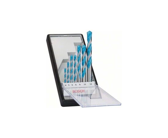 Набор сверл Bosch CYL-9, 7 шт, 4,0 / 5,0 / 6,0 / 6,0 / 8,0 / 10,0 / 12,0 (2.607.010.543), изображение 4 Набор сверл Bosch CYL-9, 7 шт, 4,0 / 5,0 / 6,0 / 6,0 / 8,0 / 10,0 / 12,0 (2.607.010.543), изображение 4