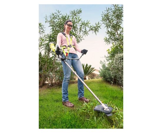 Триммер садовый Ryobi ONE+ RBC18X20B4F, аккумуляторный, 18В, АКБ 1х4Ач, диск/леска (5133003713), изображение 2 Триммер садовый Ryobi ONE+ RBC18X20B4F, аккумуляторный, 18В, АКБ 1х4Ач, диск/леска (5133003713), изображение 2