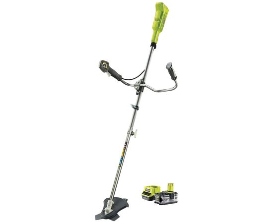 Триммер садовый Ryobi ONE+ RBC18X20B4F, аккумуляторный, 18В, АКБ 1х4Ач, диск/леска (5133003713)