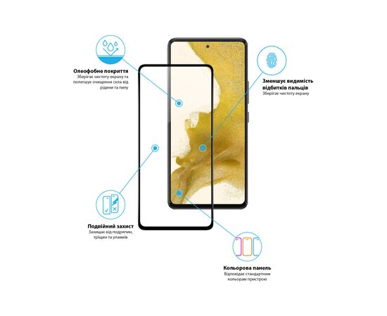 Стекло защитное Global Samsung A53 5G (1283126522468), изображение 4 Стекло защитное Global Samsung A53 5G (1283126522468), изображение 4