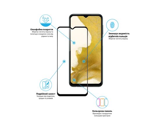 Стекло защитное Global Samsung M23 5G (1283126527067), изображение 4 Стекло защитное Global Samsung M23 5G (1283126527067), изображение 4