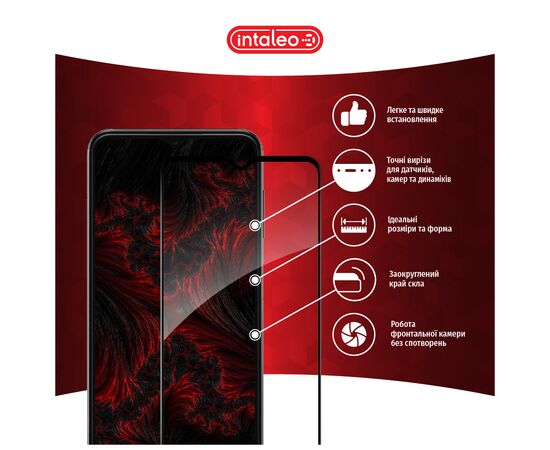 Стекло защитное Intaleo Samsung A13 4G (1283126524240), изображение 2 Стекло защитное Intaleo Samsung A13 4G (1283126524240), изображение 2