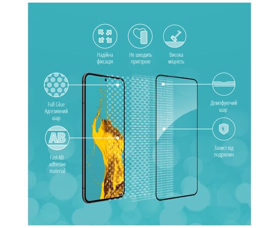 Стекло защитное Piko Samsung S22 (1283126523007), изображение 4