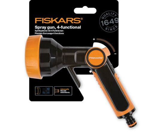 Пистолет для полива Fiskars 4 режима Watering (1020446), изображение 4 Пистолет для полива Fiskars 4 режима Watering (1020446), изображение 4