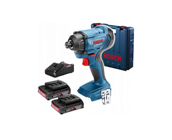 Гайковерт Bosch ударный GDR 180-Li, 2х18 В, 160 Нм, 1/4", 1.1кг, кейс (0.601.9G5.123), изображение 5 Гайковерт Bosch ударный GDR 180-Li, 2х18 В, 160 Нм, 1/4", 1.1кг, кейс (0.601.9G5.123), изображение 5