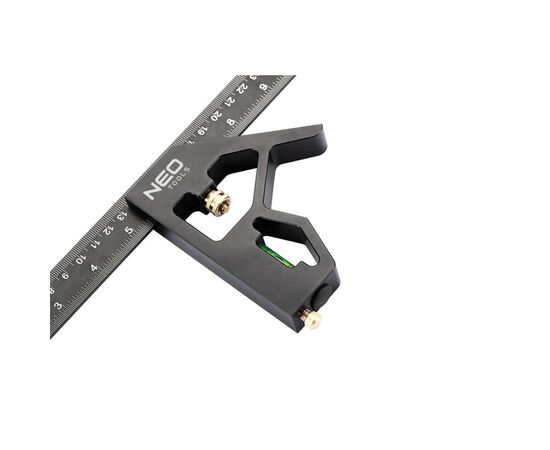 Угольник Neo Tools алюміній, 30 см, рукоятка з високою точністю нахилу (72-127), изображение 4 Угольник Neo Tools алюміній, 30 см, рукоятка з високою точністю нахилу (72-127), изображение 4