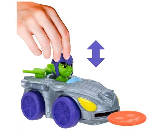Машина Spidey Little Vehicle Disc Dashers Green Goblin W1 Гоблин (SNF0011), изображение 4 Машина Spidey Little Vehicle Disc Dashers Green Goblin W1 Гоблин (SNF0011), изображение 4