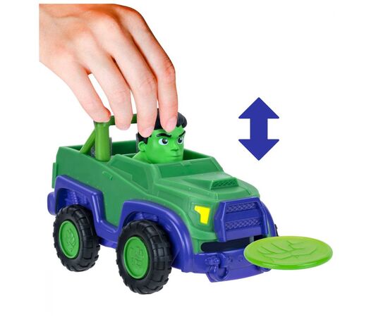 Машина Spidey Little Vehicle Disc Dashers Hulk W1 Халк (SNF0012), изображение 6 Машина Spidey Little Vehicle Disc Dashers Hulk W1 Халк (SNF0012), изображение 6