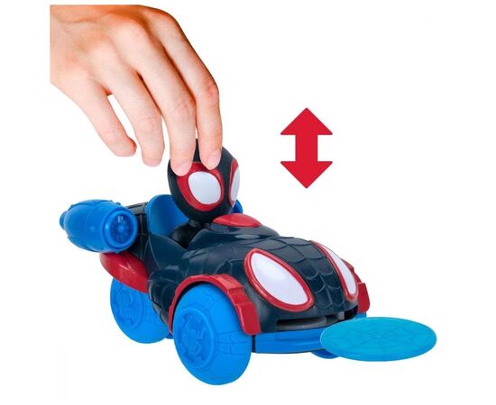 Машина Spidey Little Vehicle Disc Dashers Miles Morales Майлз Моралес (SNF0010), изображение 7 Машина Spidey Little Vehicle Disc Dashers Miles Morales Майлз Моралес (SNF0010), изображение 7