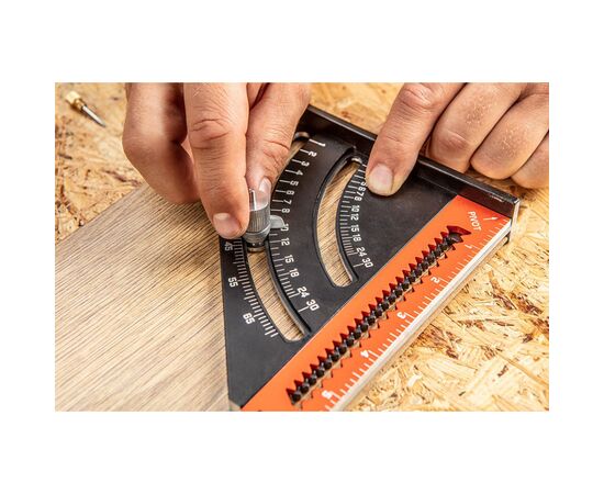 Угольник Neo Tools алюминий, 18.5x31.7 см (72-105), изображение 2 Угольник Neo Tools алюминий, 18.5x31.7 см (72-105), изображение 2