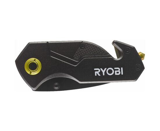 Нож Ryobi складной RFK25T, лезвие 57мм, стропорез, фиксатор лезвий (5132005328), изображение 6 Нож Ryobi складной RFK25T, лезвие 57мм, стропорез, фиксатор лезвий (5132005328), изображение 6