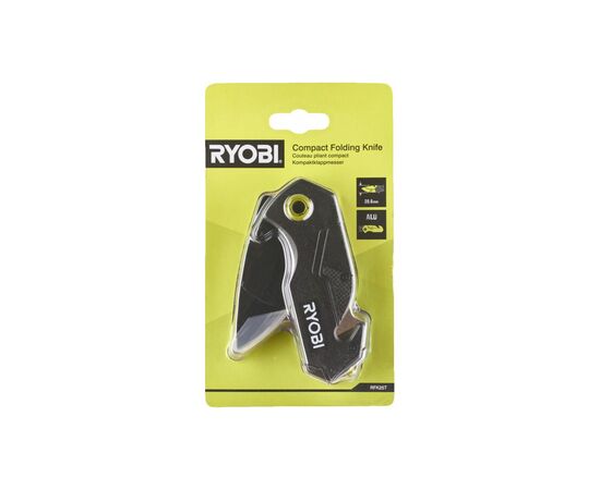 Нож Ryobi складной RFK25T, лезвие 57мм, стропорез, фиксатор лезвий (5132005328), изображение 7 Нож Ryobi складной RFK25T, лезвие 57мм, стропорез, фиксатор лезвий (5132005328), изображение 7