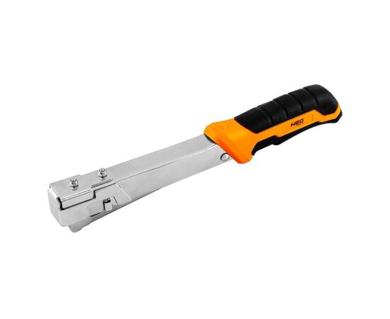 Степлер строительный Neo Tools ударный, сталь, 6-10 мм, тип скоб J/53. (16-034)