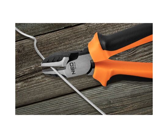 Бокорезы Neo Tools 40% FS, до 40% уменьшение приложенных усилий, 180 мм, CrNi (01-157), изображение 4 Бокорезы Neo Tools 40% FS, до 40% уменьшение приложенных усилий, 180 мм, CrNi (01-157), изображение 4