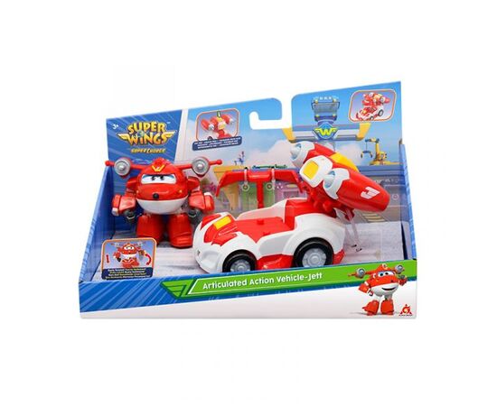 Игровой набор Super Wings Supercharge Articulated Action Vehicle Jett, Джет (EU740991V), изображение 7