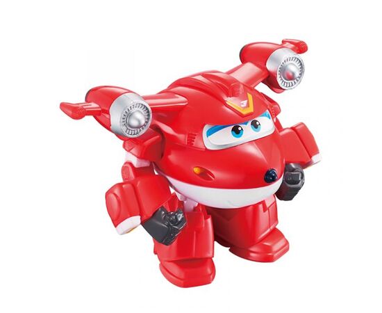 Ігровий набір Super Wings Supercharge Articulated Action Vehicle Jett, Джет (EU740991V)