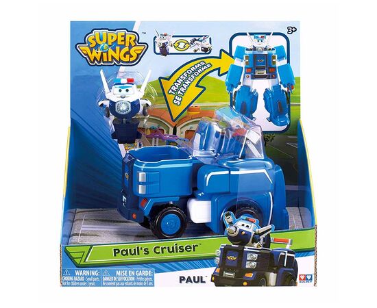 Игровой набор Super Wings Transforming Vehicles Paul, Пол (EU720315), изображение 5