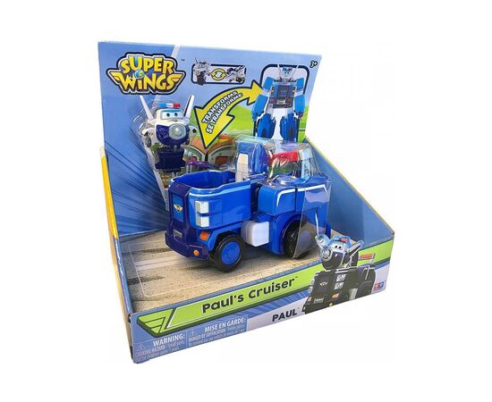 Игровой набор Super Wings Transforming Vehicles Paul, Пол (EU720315), изображение 6