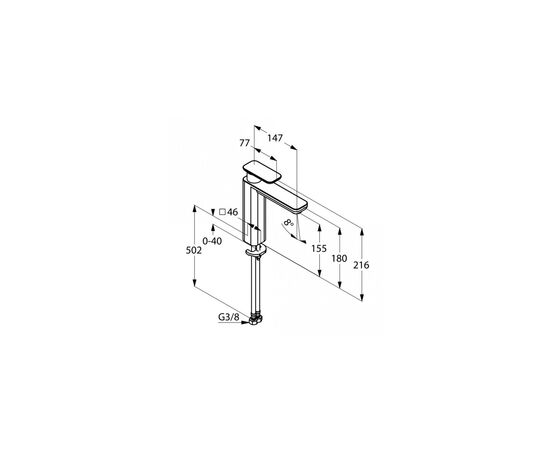 Смеситель KLUDI E2 (492960575), изображение 2 Смеситель KLUDI E2 (492960575), изображение 2