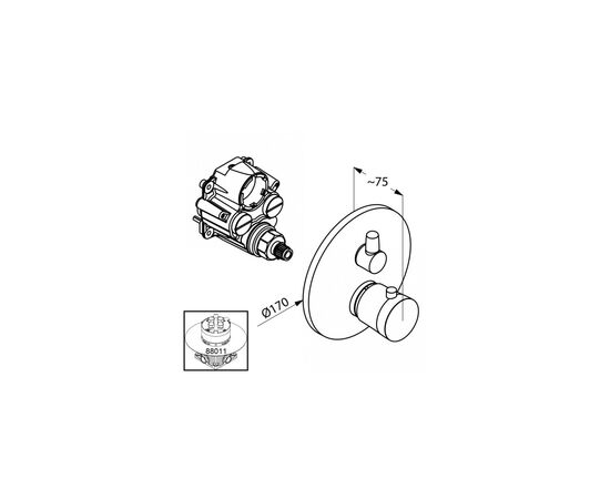 Смеситель KLUDI Balance (528350575), изображение 2