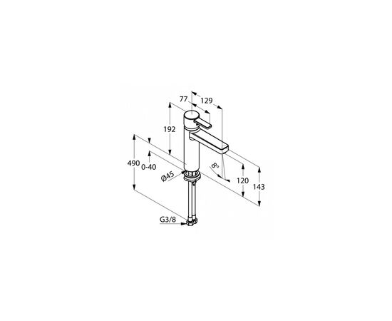 Смеситель KLUDI ZENTA (382650575), изображение 2 Смеситель KLUDI ZENTA (382650575), изображение 2
