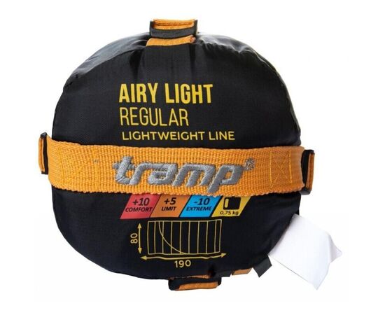 Спальный мешок Tramp Airy Light Orange/Grey Left (UTRS-056-L), изображение 9 Спальный мешок Tramp Airy Light Orange/Grey Left (UTRS-056-L), изображение 9