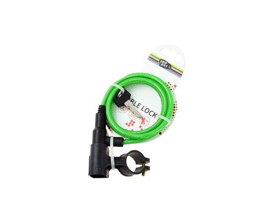 Замок велосипедный Good Bike SUPER LONG 6 x 900 мм Green (88757G-IS), изображение 3 Замок велосипедный Good Bike SUPER LONG 6 x 900 мм Green (88757G-IS), изображение 3