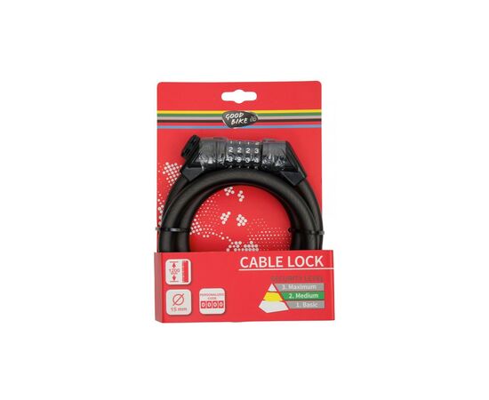 Замок велосипедный Good Bike PREMIUM SECURITY 15 x 1200 мм (97010-IS), изображение 3 Замок велосипедный Good Bike PREMIUM SECURITY 15 x 1200 мм (97010-IS), изображение 3