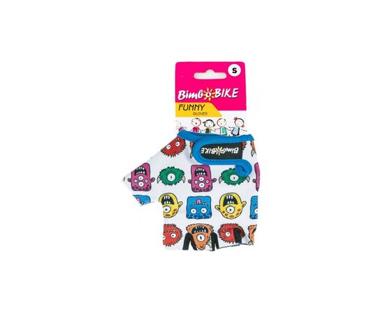Велоперчатки Bimbo Bike Bike S KIDS Monsters (90960/4-IS)