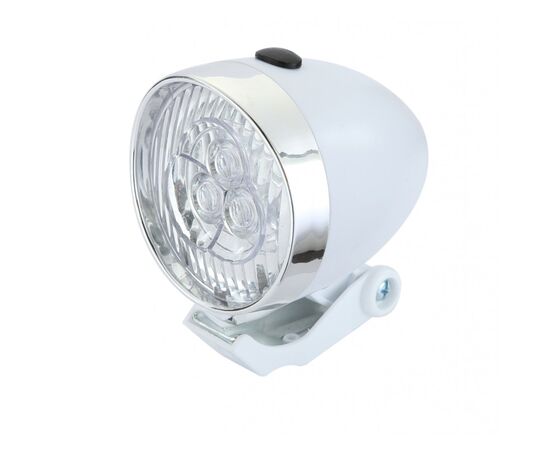 Передня велофара Good Bike RETRO STYLE 3 LED White (94315W-IS)