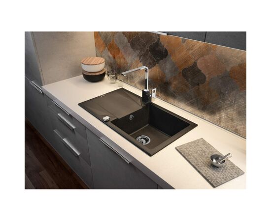 Мийка кухонна Deante Мийка кухонна Deante Evora, граніт, прямокутник, з крилом, 7 (ZQJ_G113), зображення 2 Мийка кухонна Deante Мийка кухонна Deante Evora, граніт, прямокутник, з крилом, 7 (ZQJ_G113), зображення 2