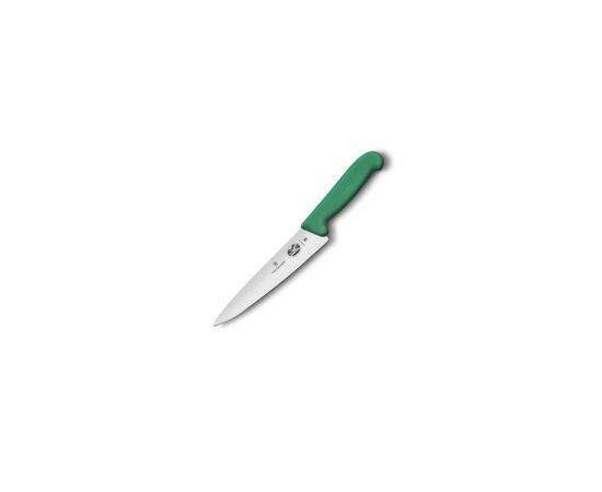 Кухонный нож Victorinox Fibrox Kitchen 15 см Green (5.2004.15), изображение 2 Кухонный нож Victorinox Fibrox Kitchen 15 см Green (5.2004.15), изображение 2