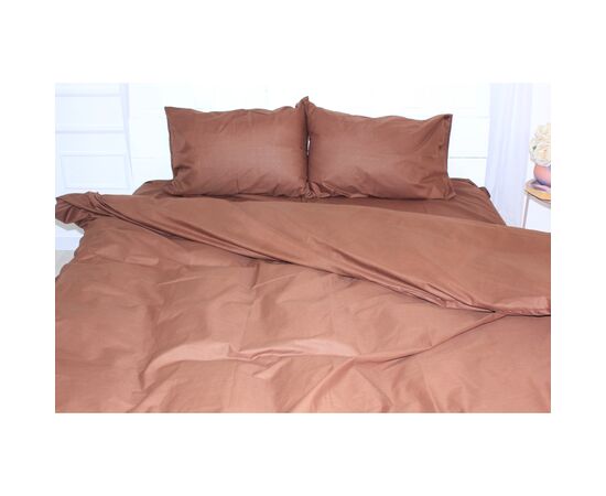 Постільна білизна MirSon King Size Бязь Premium Mocco (11-2107+19-1217) 220х240 (2200001172302), зображення 3