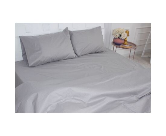 Постільна білизна MirSon Бязь Premium Light Gray 160х220 (2200001476318), зображення 4 Постільна білизна MirSon Бязь Premium Light Gray 160х220 (2200001476318), зображення 4