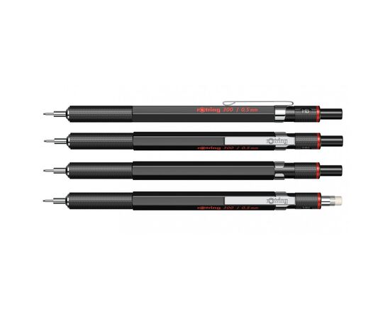 Карандаш механический Rotring Drawing ROTRING 300 Black PCL 0,5 (R1904726), изображение 2 Карандаш механический Rotring Drawing ROTRING 300 Black PCL 0,5 (R1904726), изображение 2