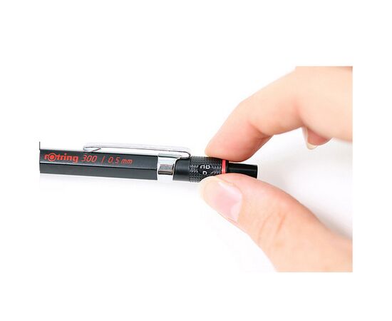 Карандаш механический Rotring Drawing ROTRING 300 Black PCL 0,5 (R1904726), изображение 4 Карандаш механический Rotring Drawing ROTRING 300 Black PCL 0,5 (R1904726), изображение 4
