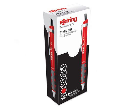 Карандаш механический Rotring Drawing TIKKY Red PCL 0,5 (R1904699), изображение 4 Карандаш механический Rotring Drawing TIKKY Red PCL 0,5 (R1904699), изображение 4