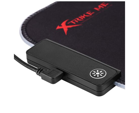 Килимок для мишки Xtrike MP-602 RGB lighting Black/Red (MP-602), зображення 3 Килимок для мишки Xtrike MP-602 RGB lighting Black/Red (MP-602), зображення 3