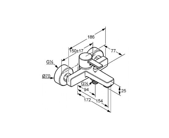 Смеситель KLUDI ZENTA (386708675), изображение 2