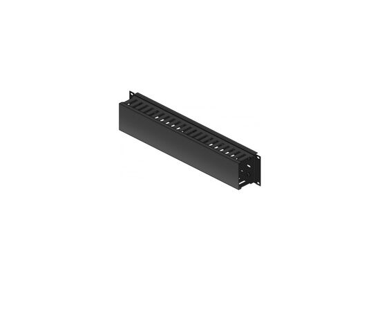 Кабельный организатор 19" 2U 80х60 RAL9005 Conteg (DP-VP-K03)