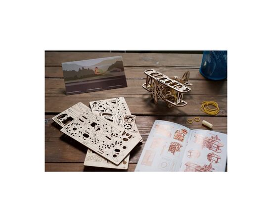 Конструктор Ugears Мини-биплан (6337305), изображение 10 Конструктор Ugears Мини-биплан (6337305), изображение 10