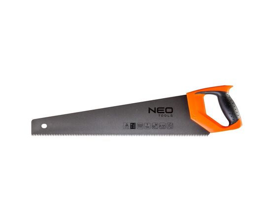 Ножівка Neo Tools по дереву, 500 мм, 7TPI, PTFE (41-021)