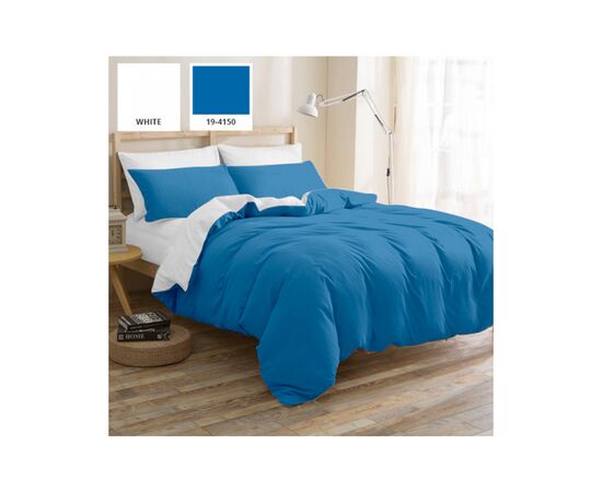 Постельное белье MirSon King Size Бязь Premium Pablo Blue (11-2107+19-4150) 220х240 (2200001172449)