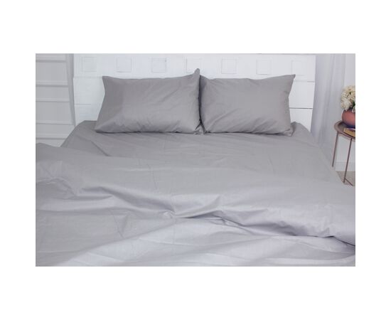 Постільна білизна MirSon Бязь Premium Light Gray 110х140 (2200000948854), зображення 3 Постільна білизна MirSon Бязь Premium Light Gray 110х140 (2200000948854), зображення 3